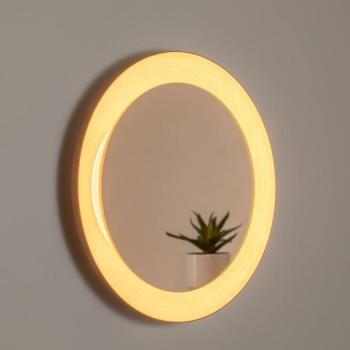 BEGA LED tükör Studio Line fekete sárgaréz, Ø 50 cm kép