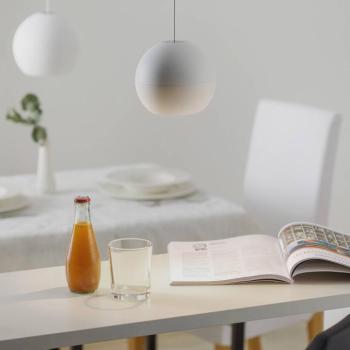 BEGA Studio Line függő lámpa on/off, fehér/alu Ø14 cm kép