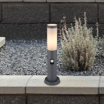 Boston talapzati lámpa, 45 cm magas, érzékelővel kép