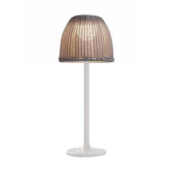 Bover LED állólámpa Atticus, 50 cm magas, natúr fehér/bézs színben kép