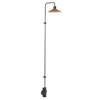 Bover LED-es fali lámpa Platet A/06, fekete/terrakotta, 154 cm kép