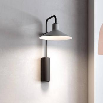 Bover LED fali lámpa Platet A/02 fekete/szürke kép