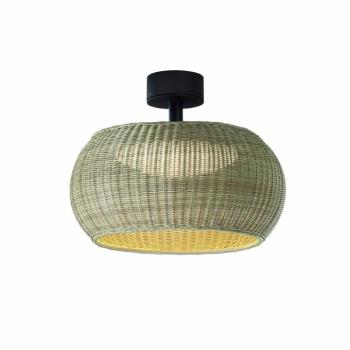 Bover LED kültéri mennyezeti lámpa Perris, barna/bézs, Ø 47 cm kép