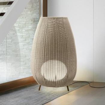 Bover LED teraszvilágítás Amphora, 123 cm grafitbarna/bézs színben kép