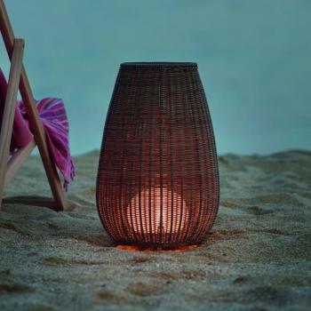 Bover LED teraszvilágítás Amphora, 77 cm, grafitbarna/barna kép