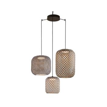 Bover Nans S/3L LED lógó világítás, 3 izzós, barna kép