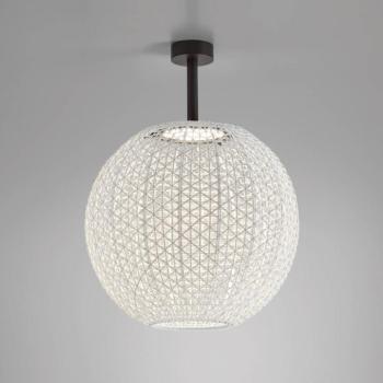 Bover Nans Sphere PF/60 LED kültéri mennyezeti lámpa bézs színben kép