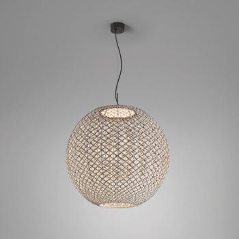 Bover Nans Sphere S/80 LED kültéri függőlámpa barna színben kép