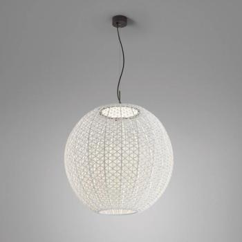 Bover Nans Sphere S/80 LED kültéri függőlámpa bézs színben kép