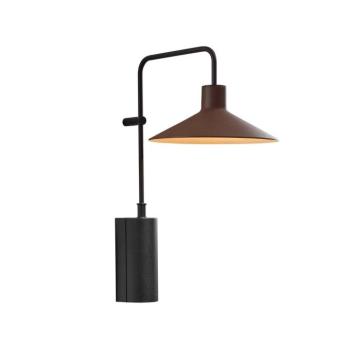 Bover Platet A01 LED kültéri falilámpa ernyő barna kép