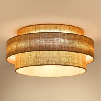 Brilagi Brilagi SPACE YUTE LED 12W 230V mennyezeti lámpa, 50 cm, bézs  kép