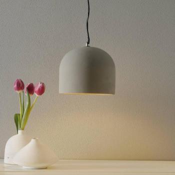 Broni függő lámpa betonból, Ø17 cm kép