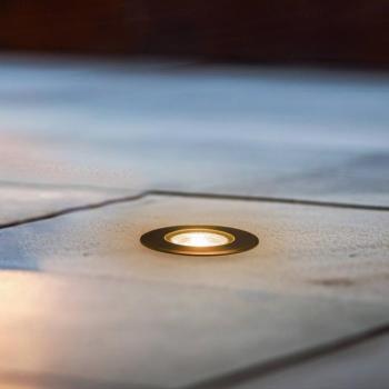 BRUMBERG Hybride Flat LED padlósüllyesztett lámpa, 13cm kép