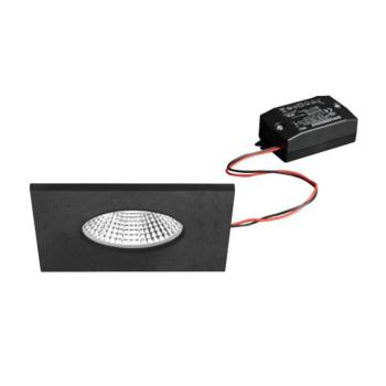 BRUMBERG LED süllyesztett reflektor BB21, fekete 85 x 85 mm be/ki IP65 kép