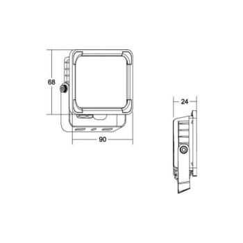 BRUMBERG Neo Micro LED reflektor, 9 cm széles, 4,000K kép