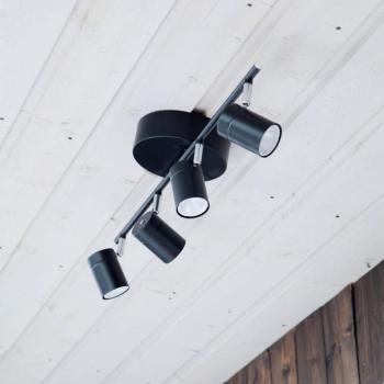 By Rydéns Correct mennyezeti spotlámpa 4i. fekete kép