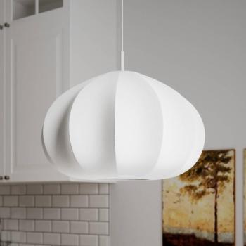 By Rydéns Ebba függőlámpa, fehér, Ø 50 cm, szövet, E14 kép