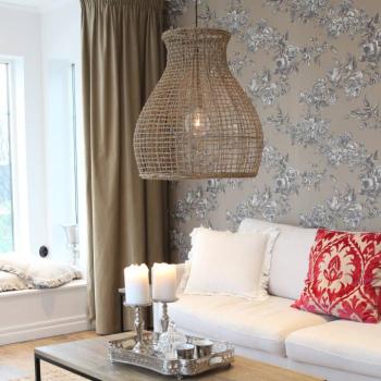 By Rydéns Seagrass lámpa kötelekből, természetes kép