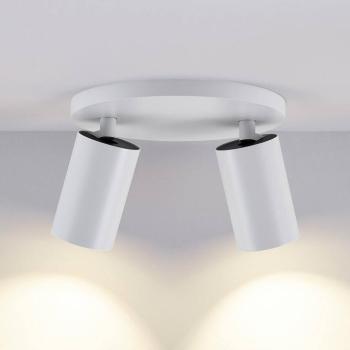 CAN TILT mennyezeti spotlámpa, fehér, Ø 20 cm, 2 izzós, fém, GU10 kép