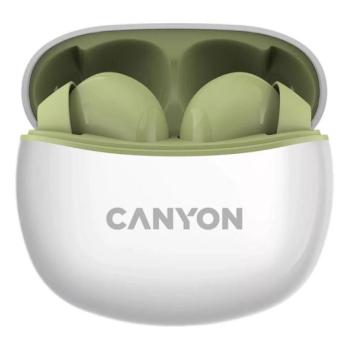 Canyon Canyon True Wireless sztereó fülhallgató 500 mAh + 2x 40 mAh akkumulátorral  kép