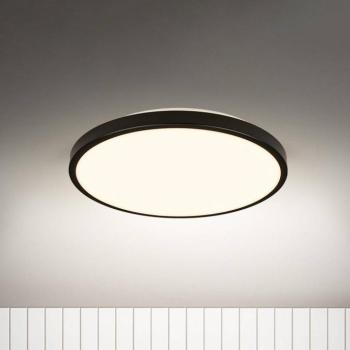 Chet LED mennyezeti lámpa, fehér, műanyag, 29 cm, érzékelő, IP54 kép
