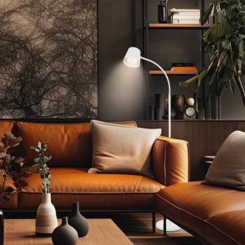 Cielo LED-es újratölthető állólámpa, fehér, érintésvezérlésű kép