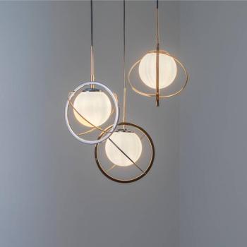 Cimona lógó világítás, arany/gyöngyházfekete, 3 izzós kép