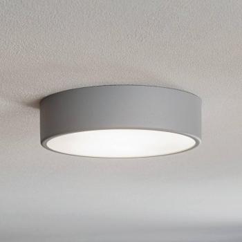 Cleo 300 mennyezeti lámpa, szürke, érzékelő, IP20, Ø 30 cm, fém kép