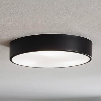 Cleo 400 mennyezeti világítás, IP54, Ø 40 cm, fekete kép