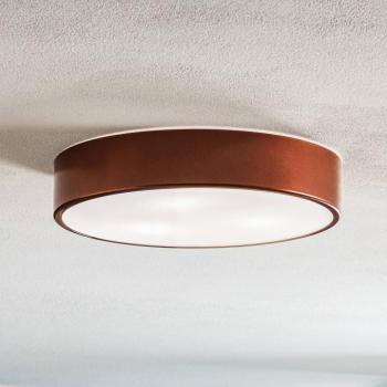 Cleo 400 mennyezeti világítás, IP54, Ø 40 cm réz kép