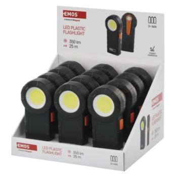 COB LED ZSEBLÁMPA, 3× AAA 12 DB kép