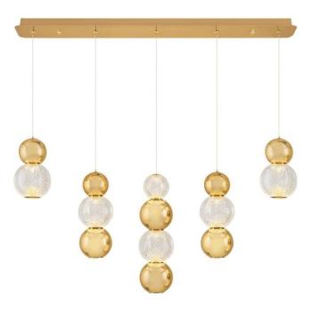  CREMONA LED csillár kábelen LED/27W/230V 3000K arany  kép