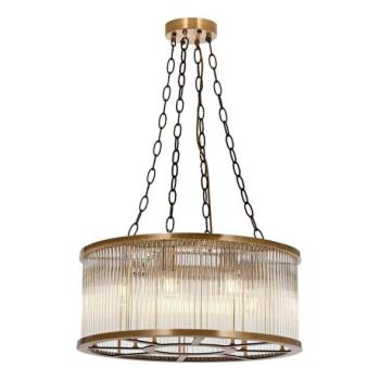  CRYSTALLINE kábeles csillár 8xE27/40W/230V bronzszínű  kép