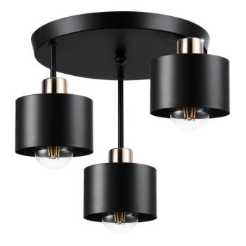  Csillár 3xE27/35W/230V átm. 30 cm fekete/arany  kép