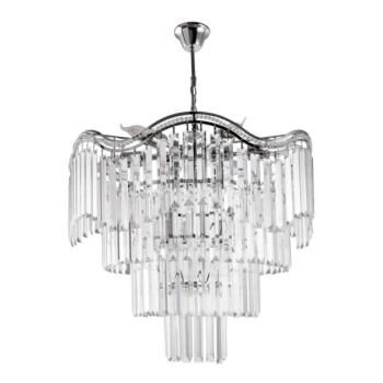  Csillár láncon 7xE27/60W/230V  kép
