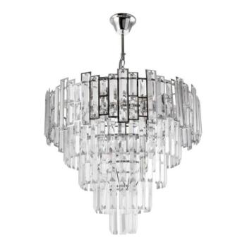  Csillár láncon 8xE27/60W/230V  kép