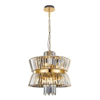  Csillár láncon AURELIA 12xE14/40W/230V arany  kép