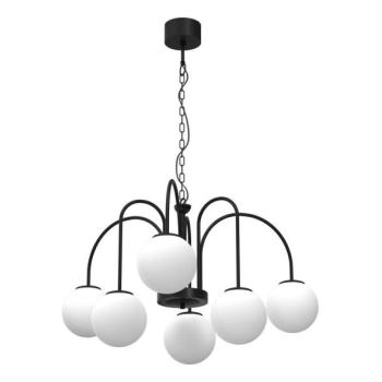  Csillár láncon CAMBRIDGE 6xE14/60W/230V fekete  kép
