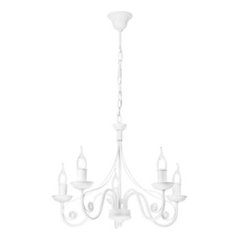  Csillár láncon DONATO 5xE14/40W/230V fehér  kép