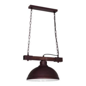  Csillár láncon HAKON 1xE27/60W/230V sötétfa  kép