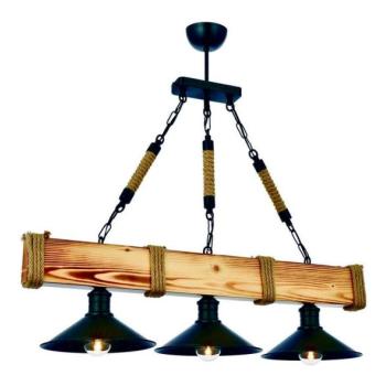  Csillár láncon KUTUK 3xE27/60W/230V  kép