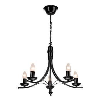  Csillár láncon LUCA 5xE14/40W/230V  kép