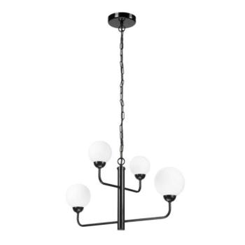  Csillár láncon OSCAR 4xG9/5W/230V fekete  kép