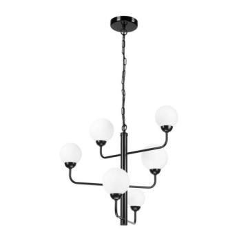  Csillár láncon OSCAR 6xG9/5W/230V fekete  kép