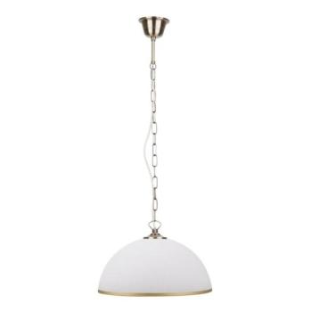  Csillár láncon SUGAR 1xE27/60W/230V fehér/arany  kép