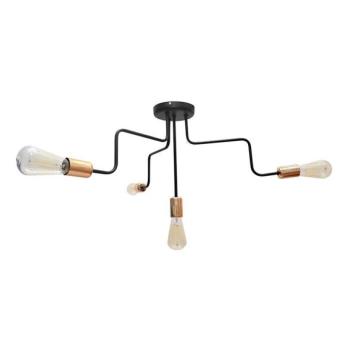  Csillár OXFORD 4xE27/15W/230V fekete  kép