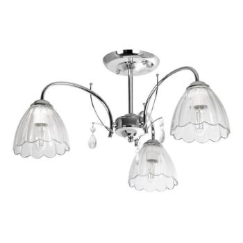  Csillár rúdon 3xE27/60W/230V fényes króm  kép
