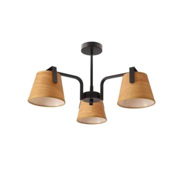  Csillár rúdon AMBERG 3xE14/40W/230V barna  kép