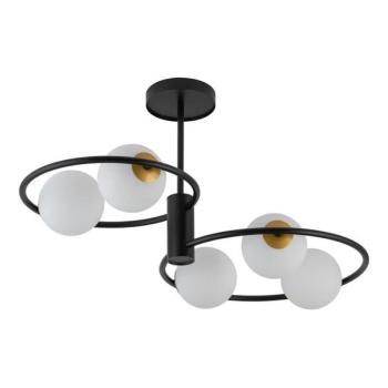  Csillár rúdon AQUA 5xG9/12W/230V fekete  kép