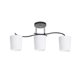  Csillár rúdon ESNYR 3xE27/40W/230V fekete/fehér  kép